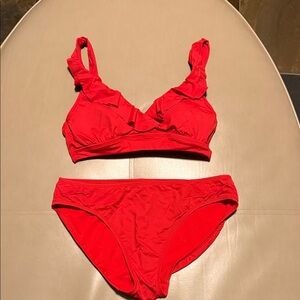 Ralph Lauren Red Bikini Set